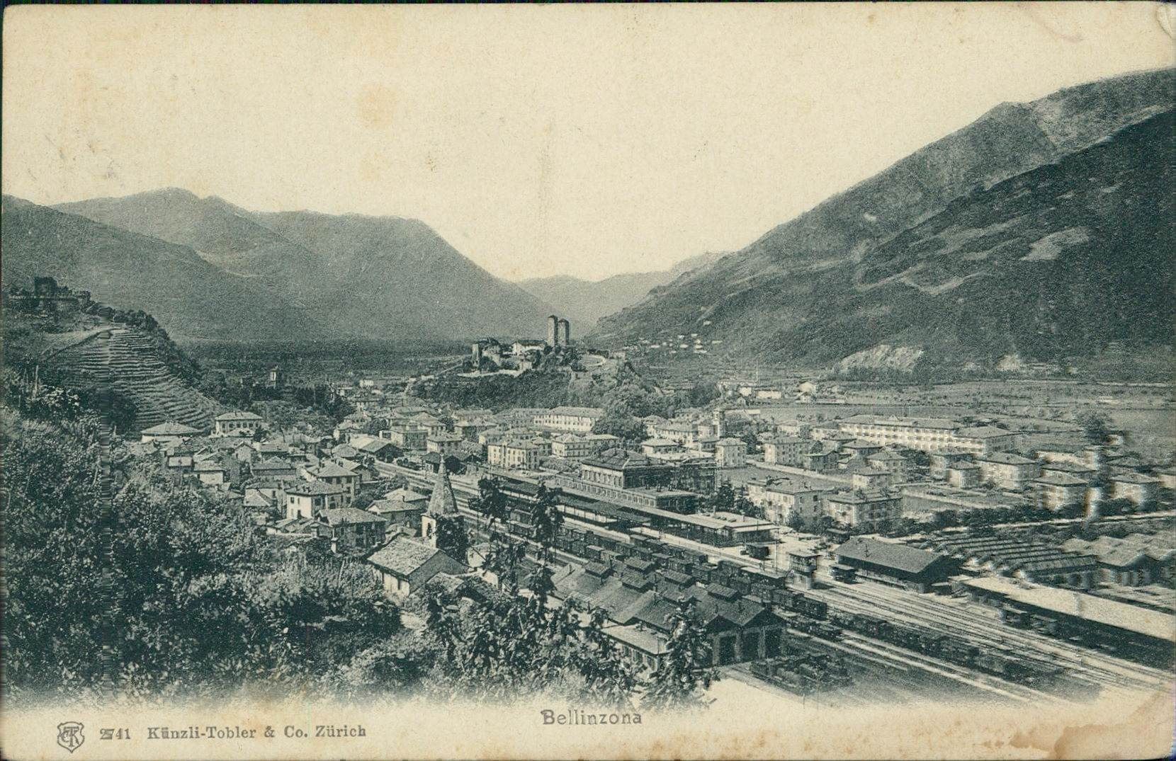 Cartoline postali: Bellinzona – Usato da Biasca venduto da Blenio71