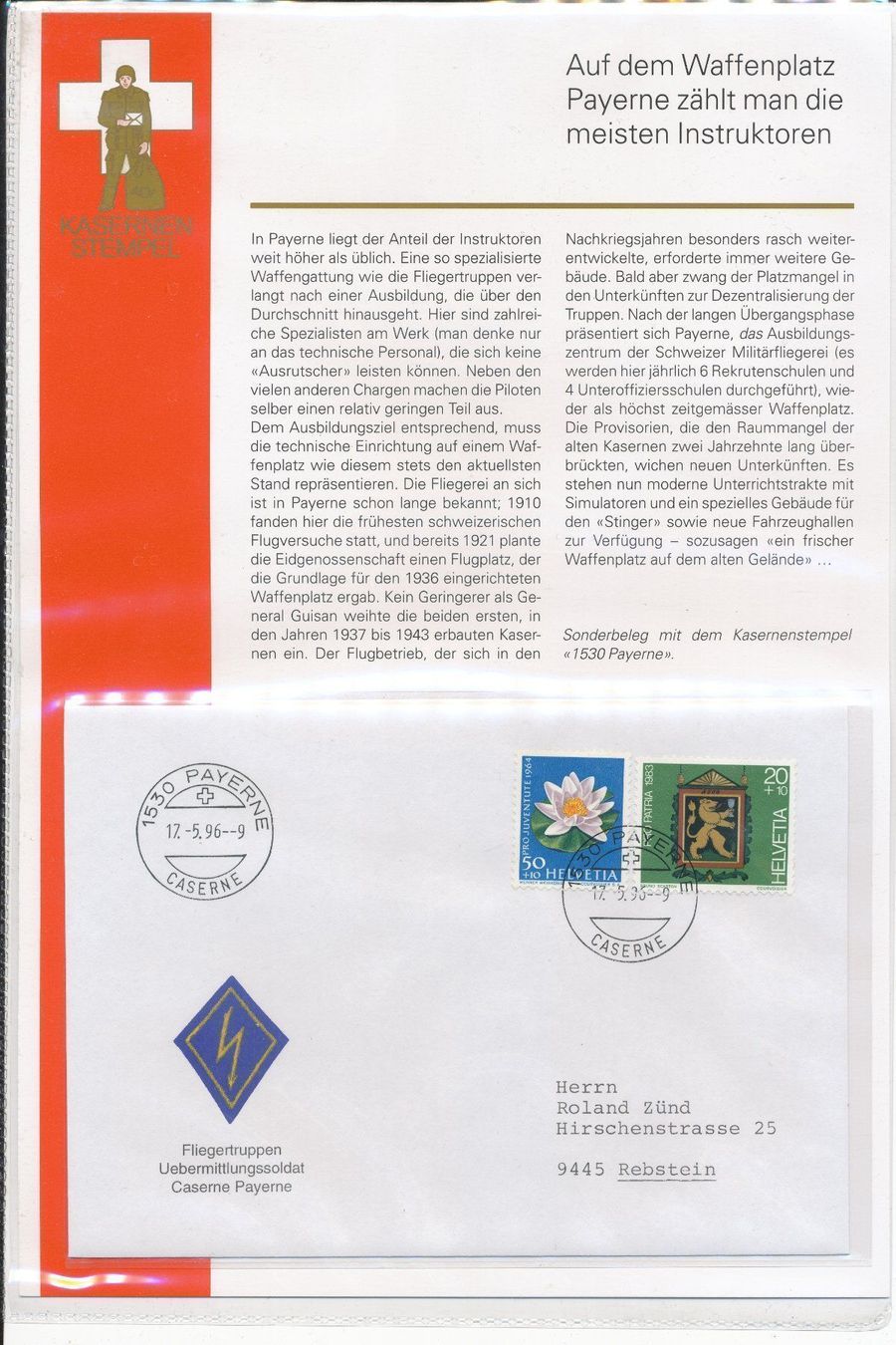 Tutti i francobolli: Schweizer Feldpost Original Sammelband – Nuovo e nell'imballaggio originale da Neuenegg venduto da muenzenweber-ch 1