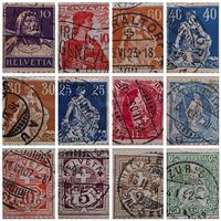 Briefmarken Schweiz 1868-1914