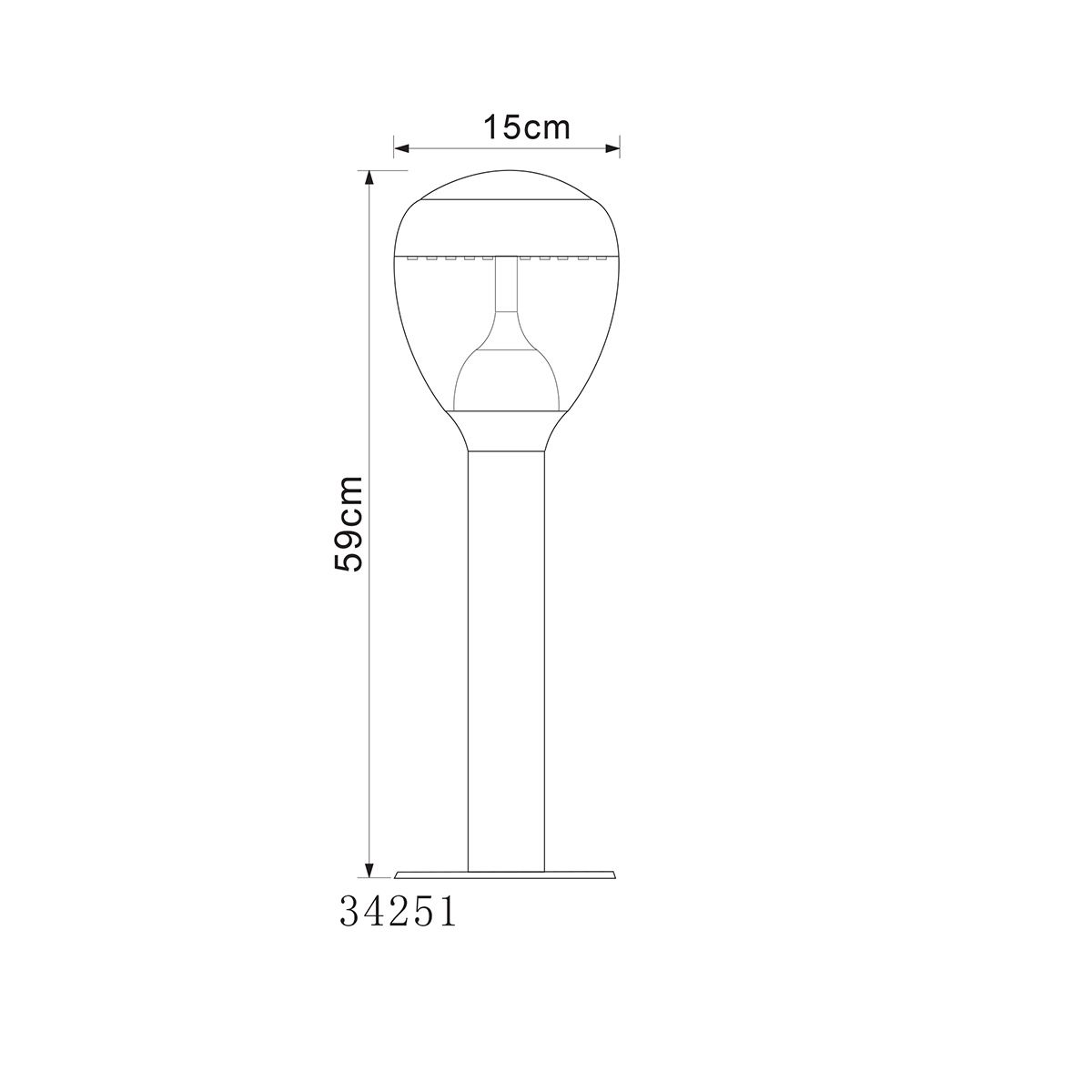 Lampade: LED Aussen Stehleuchte, Gartenleuchte – Nuovo (secondo la descrizione) da Kreuzlingen venduto da Smart-Light 3