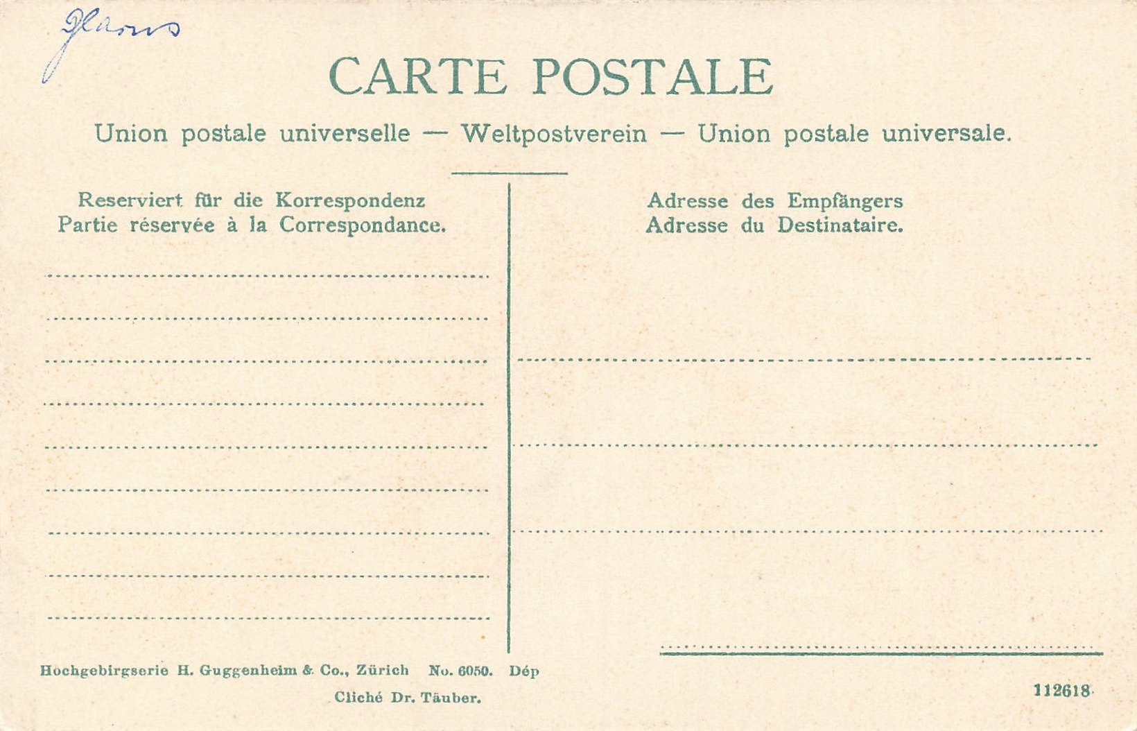 Cartoline postali: Suchen mürtschen schwarzstockli – Usato da Biasca venduto da Blenio71 1