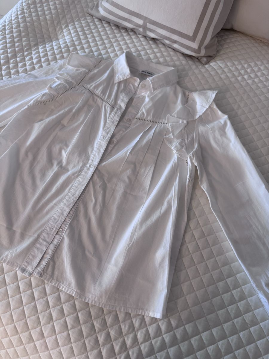 Tally Weijl Blusen: ✨Weisse Bluse mit Lochmuster Gr. M – Gebraucht aus zürich von Bailey17 1