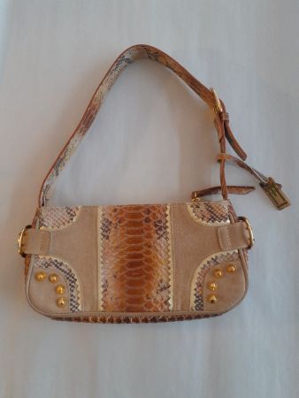 Vintage Handtasche von Missoni - Wildleder & Schlangenleder