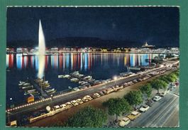 Genève, vue générale illuminée, gelaufen, Grossformat