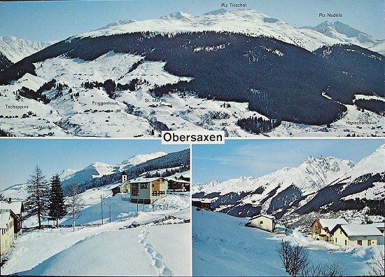 Cartoline postali: OBERSAXEN – Nuovo (secondo la descrizione) da Jona venduto da philajona