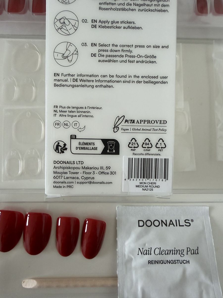 Doonails Smalto per unghie: Doonails Soft Gel Press Ons Mon Cheri Medium Round – Nuovo (secondo la descrizione) da Basel venduto da Ksjusha 1