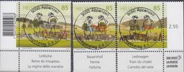 1323-1325 Alpabfahrt Vollstempel Appenzell 3.9.09