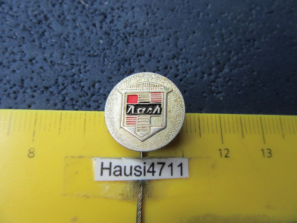 NASH US-CAR OLDTIMER LOGO ANTIK ANSTECKNADEL GEPRÄGT NO PIN (Gebraucht ...
