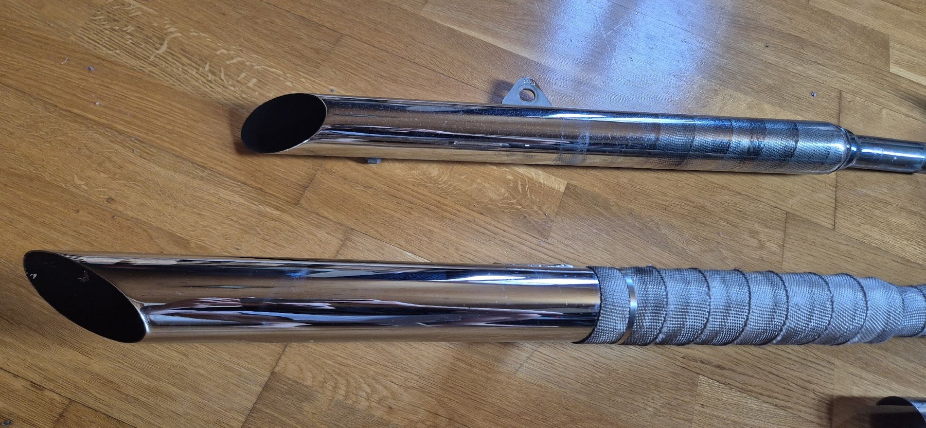 Sistemi di scarico: Yamaha XVS 650 Cobra Auspuff Drag Pipe – Usato da Seewis-Pardisla venduto da Dyamii 2