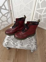Dr. Martens Stiefel bordeaux Leder gebraucht