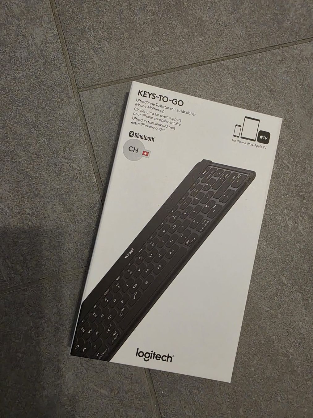Logitech Tastaturen: Logitech KEYS-TO-GO Clavier Bluetooth CH (QWERTZ) – Gebraucht aus La Neuveville von RainbowCupcake 6