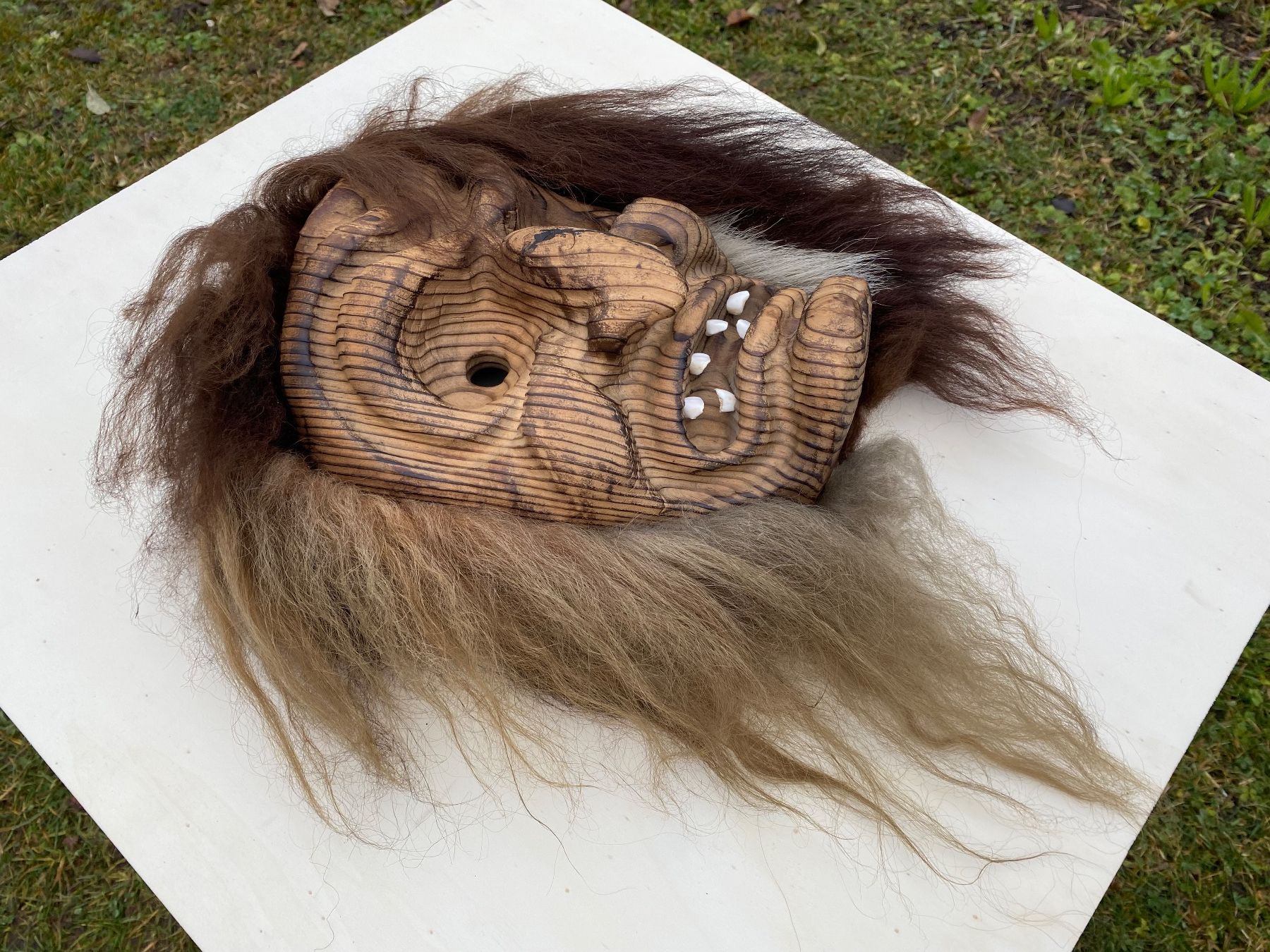 Altro in Antiquarato & Arte: sehr schöne alte Walliser Holzmaske – Usato da Feldbach venduto da Olive1 2