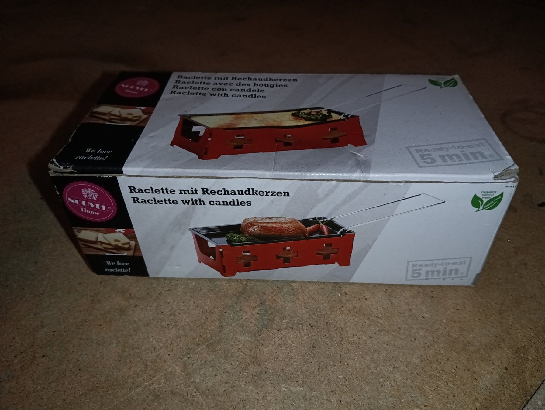 Elettrodomestici da cucina: Mini RACLETTE mit Rechaud Kerzen – Nuovo e nell'imballaggio originale da Basel venduto da Mippo131