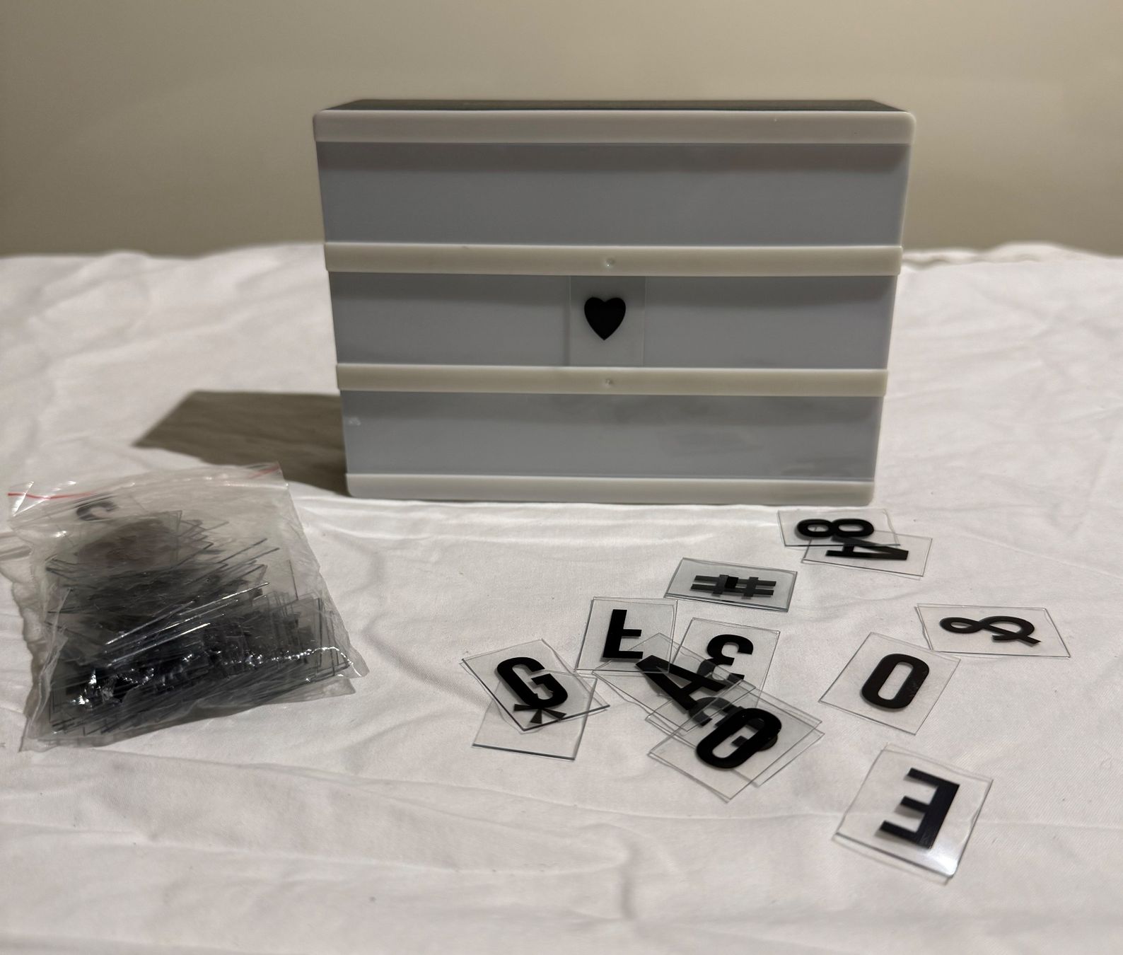 Tutte le decorazioni: Lichtbox mit Buchstaben Set – Usato da Basel venduto da karpfen17