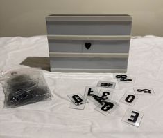 Lichtbox mit Buchstaben Set