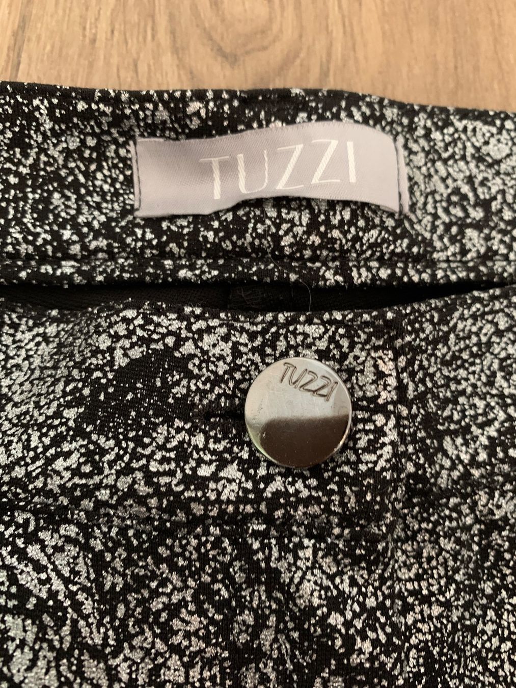 Hosen: Tuzzi Stoffhose Hose silber Glitzer Gr. 40 / M – Gebraucht aus Fislisbach von KolibriSecondhand 1