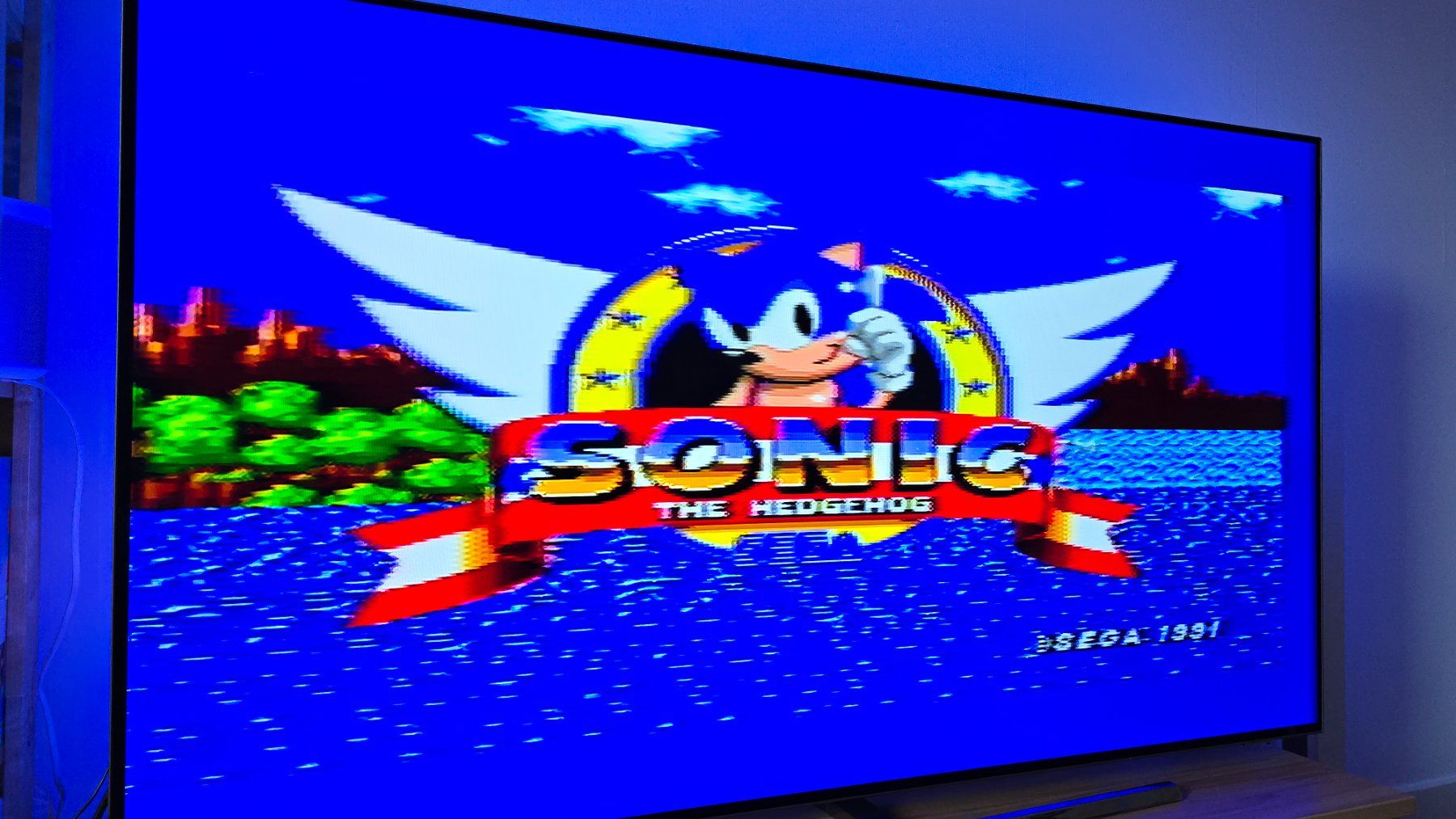 Sega Console: SEGA Mega Drive Konsole mit Sonic – 2 Controller – – Usato da Wallisellen venduto da theblacksheep 1