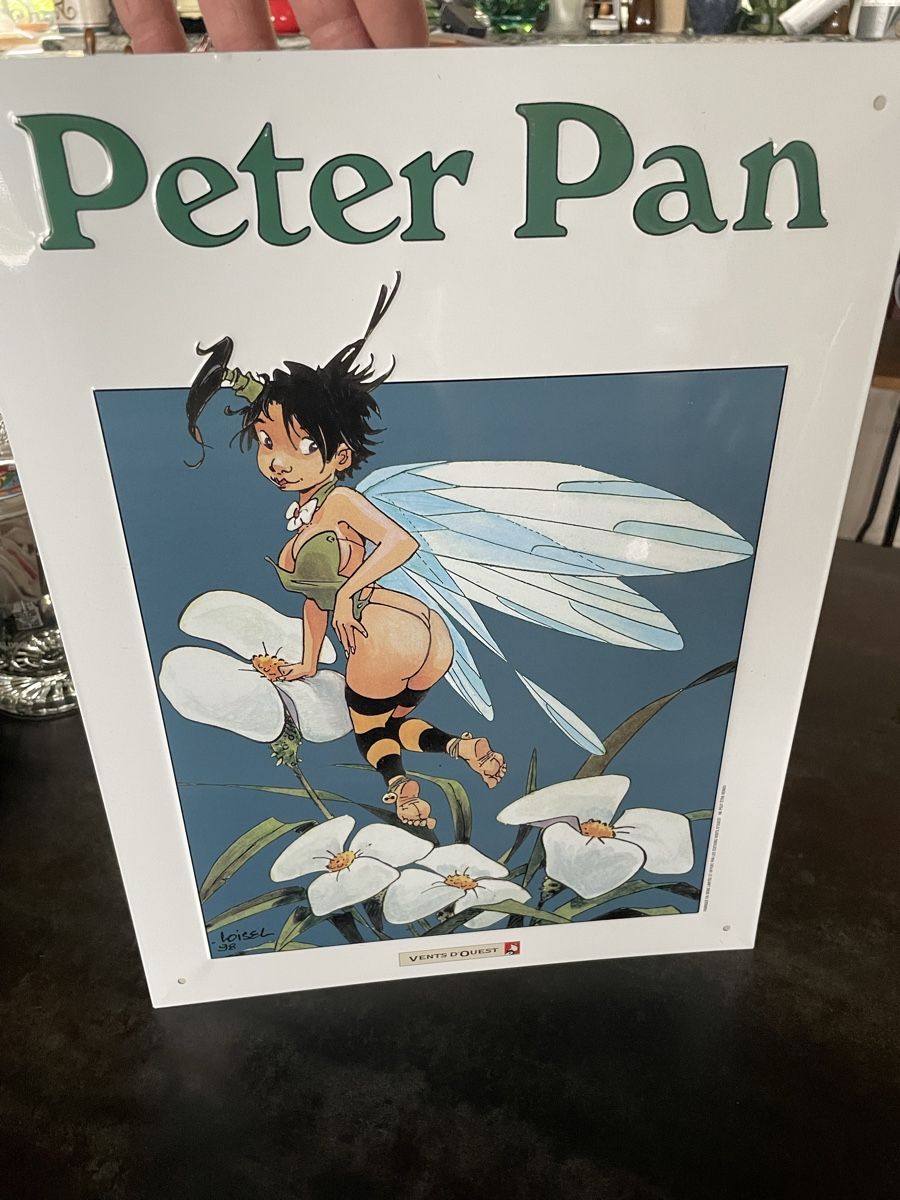 Ecriteaux: Plaque en Métal BD Peter Pan Loisel – D'occasion à Vallamand par Bricbracbroc82 4