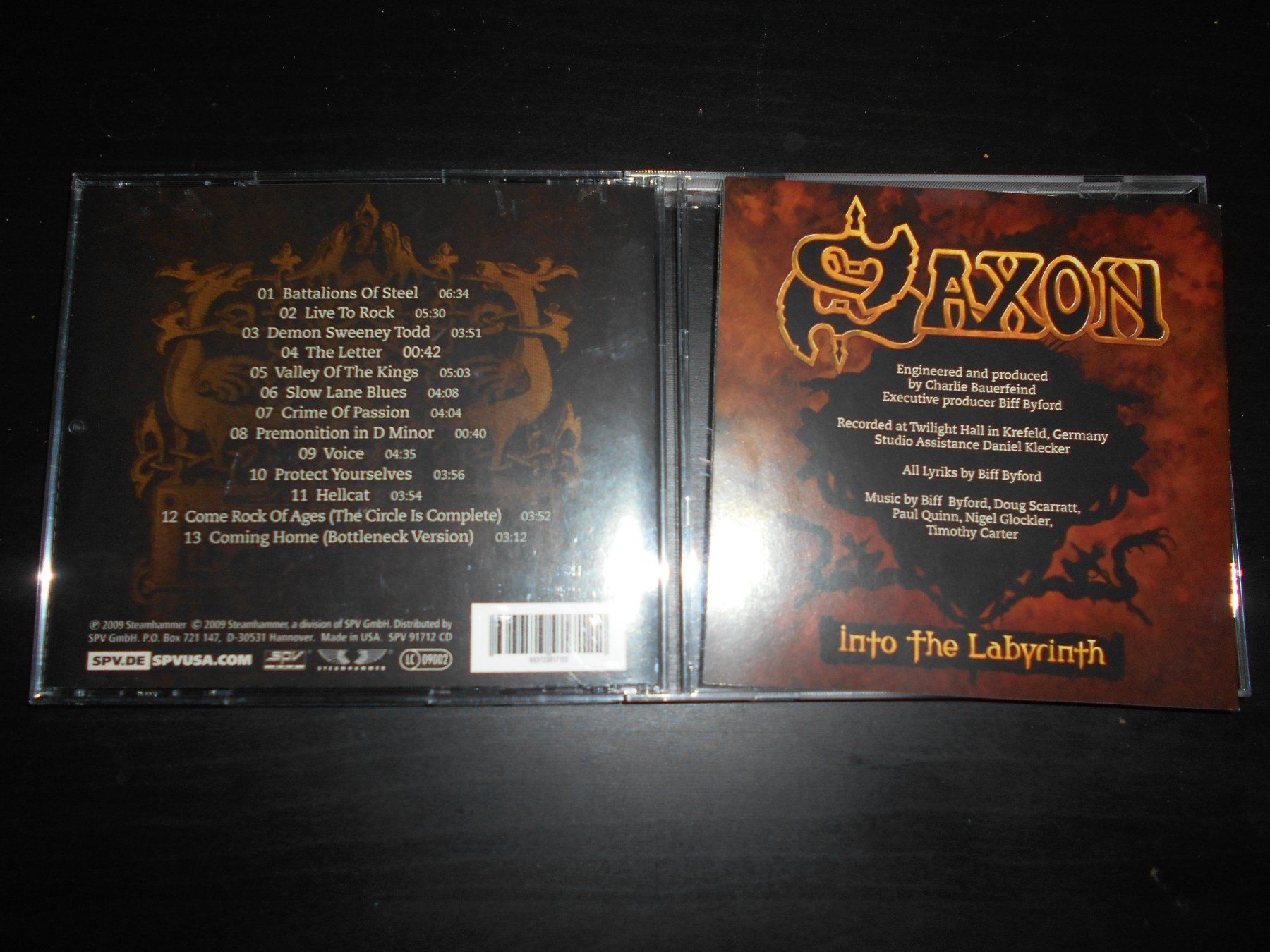 CD: Saxon – Into The Labyrinth / 2009 – Usato da Aarberg venduto da witchhunter01 1