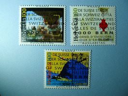 2014 Sondermarken Städte der Schweiz ET Voll 1512-1514