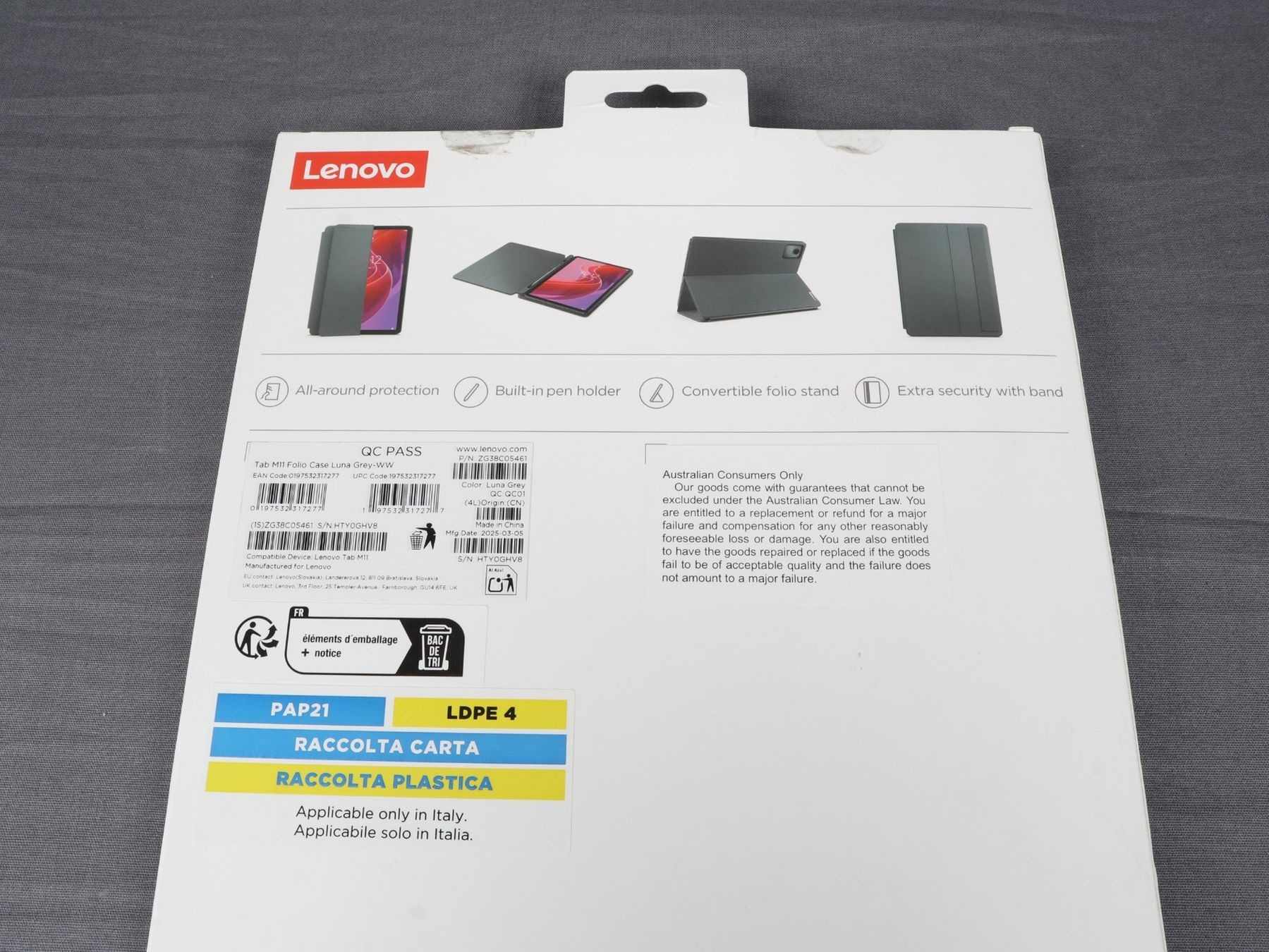 Covers & Borse: LENOVO FOLIO CASE for TAB M11 – Nuovo (secondo la descrizione) da Steinen venduto da Restwert_Steinen 8