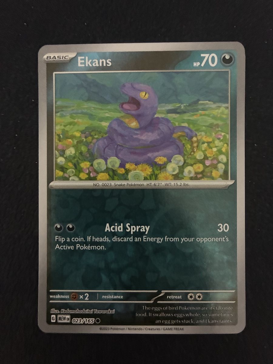Pokémon Carte collezionabili: 151 # 23 EKANS – Nuovo (secondo la descrizione) da Taverne venduto da nad02026