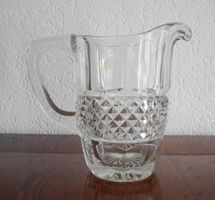 BOHEMIA Cristal Kristallglas Krug 1 Liter Vintage!