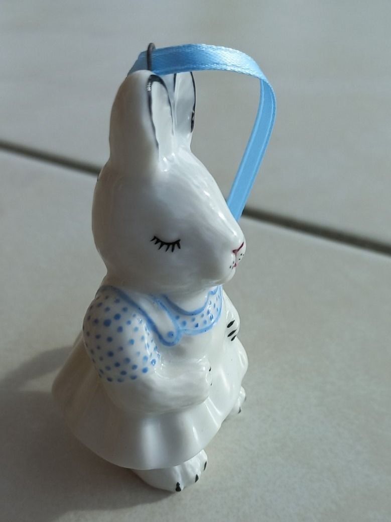Statuette: Porzellan Hase handbemalt – Nuovo e nell'imballaggio originale da Winistorf venduto da acreativ4 1