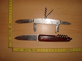 2 Taschenmesser Sackmesser Klappmesser