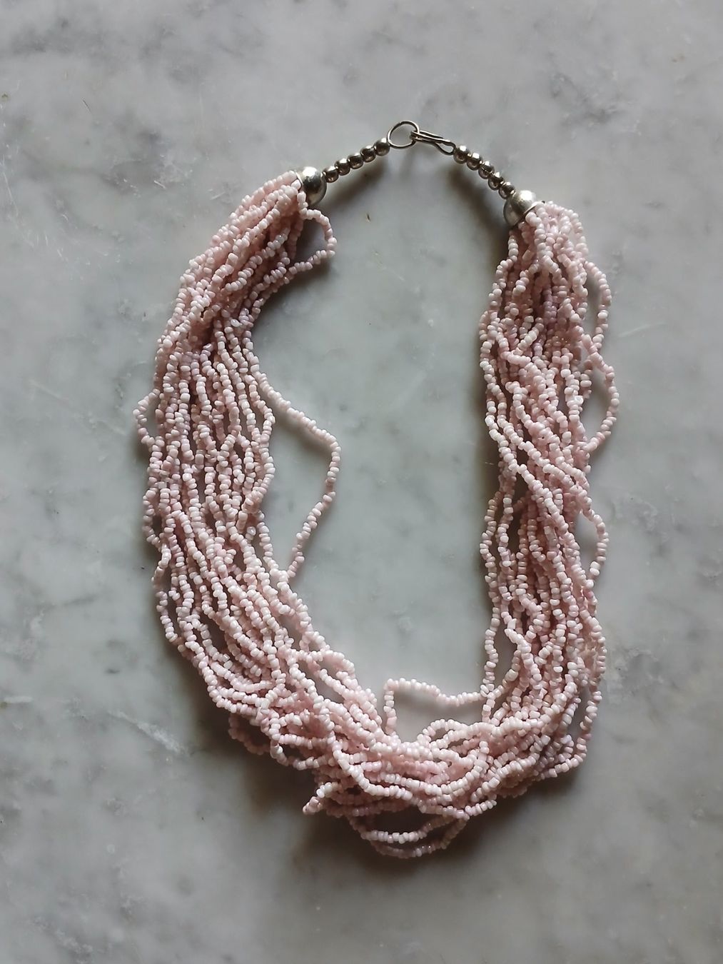 Ketten: Collana torchon perline rosa – Gebraucht aus Baar von fla_v78d