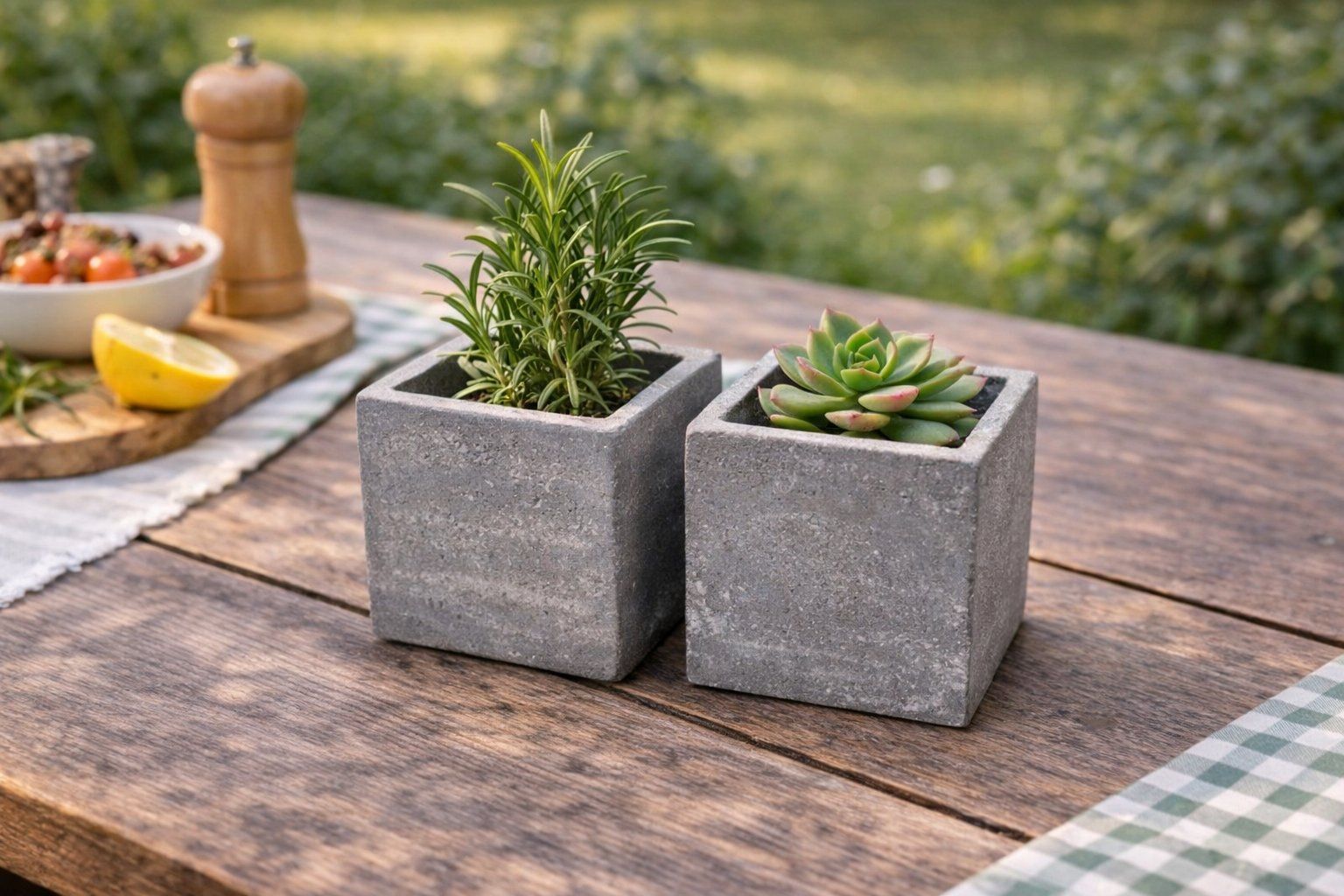 Vasi per fiori: 2x Blumentopf Grau Mini Pflanzentopf 5.5cm – Nuovo (secondo la descrizione) da Fully venduto da VaneaSelection