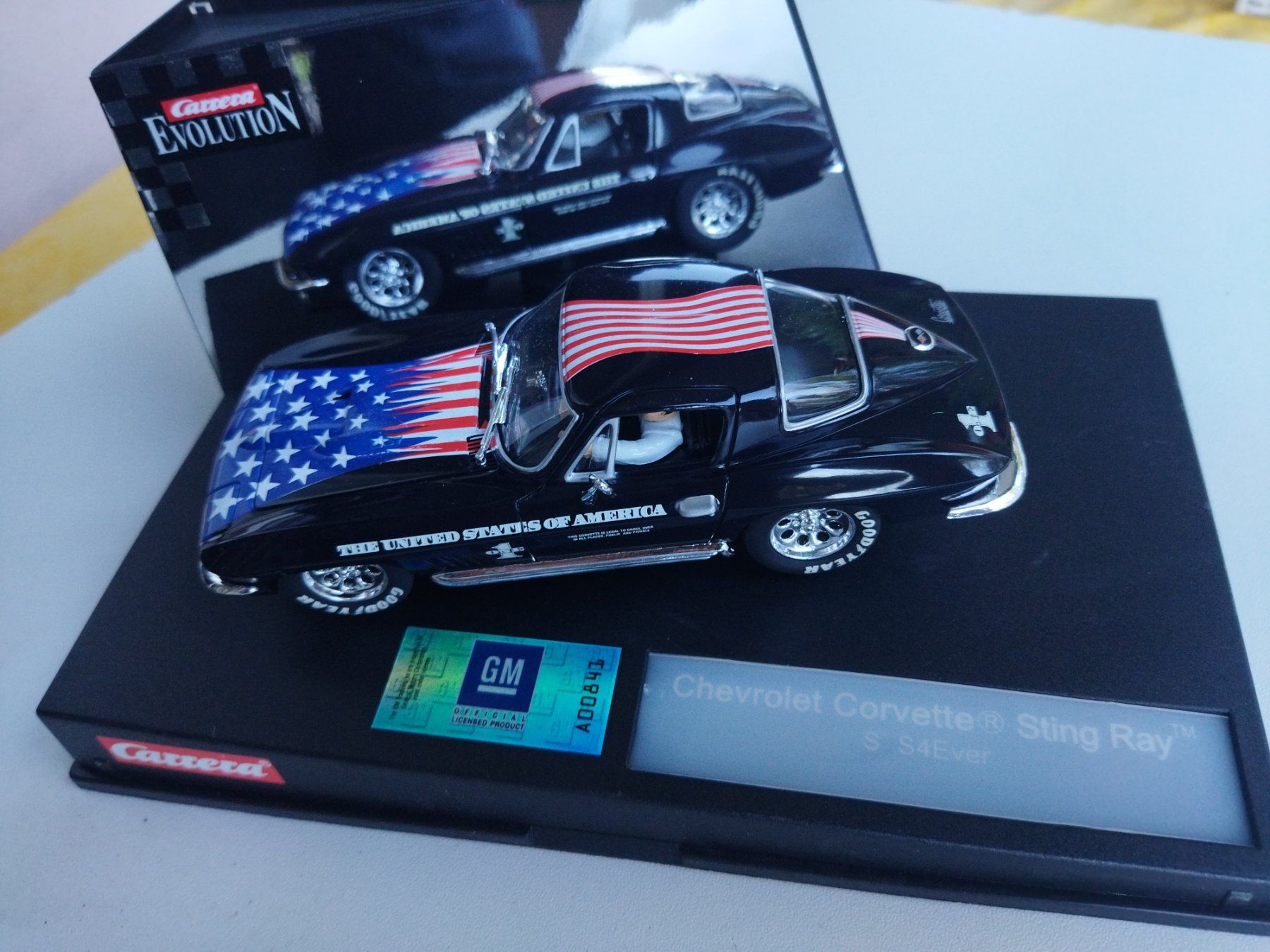 Carrera Rennbahnen: Chevy Corvette Stingray "S4Ever" von Carrera Evolution 1/32 – Neu und originalverpackt aus La Chaux-de-Fonds von Bausaetze