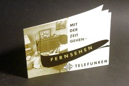 Original Katalog: TELEFUNKEN FERNSEHGERÄTE / TV, um 1962