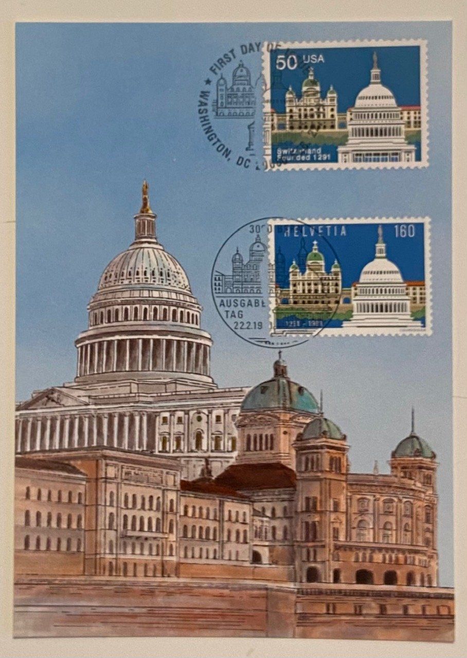 Tutti i francobolli: 1991, MK CH-USA – Usato da Pura venduto da ulisse1957