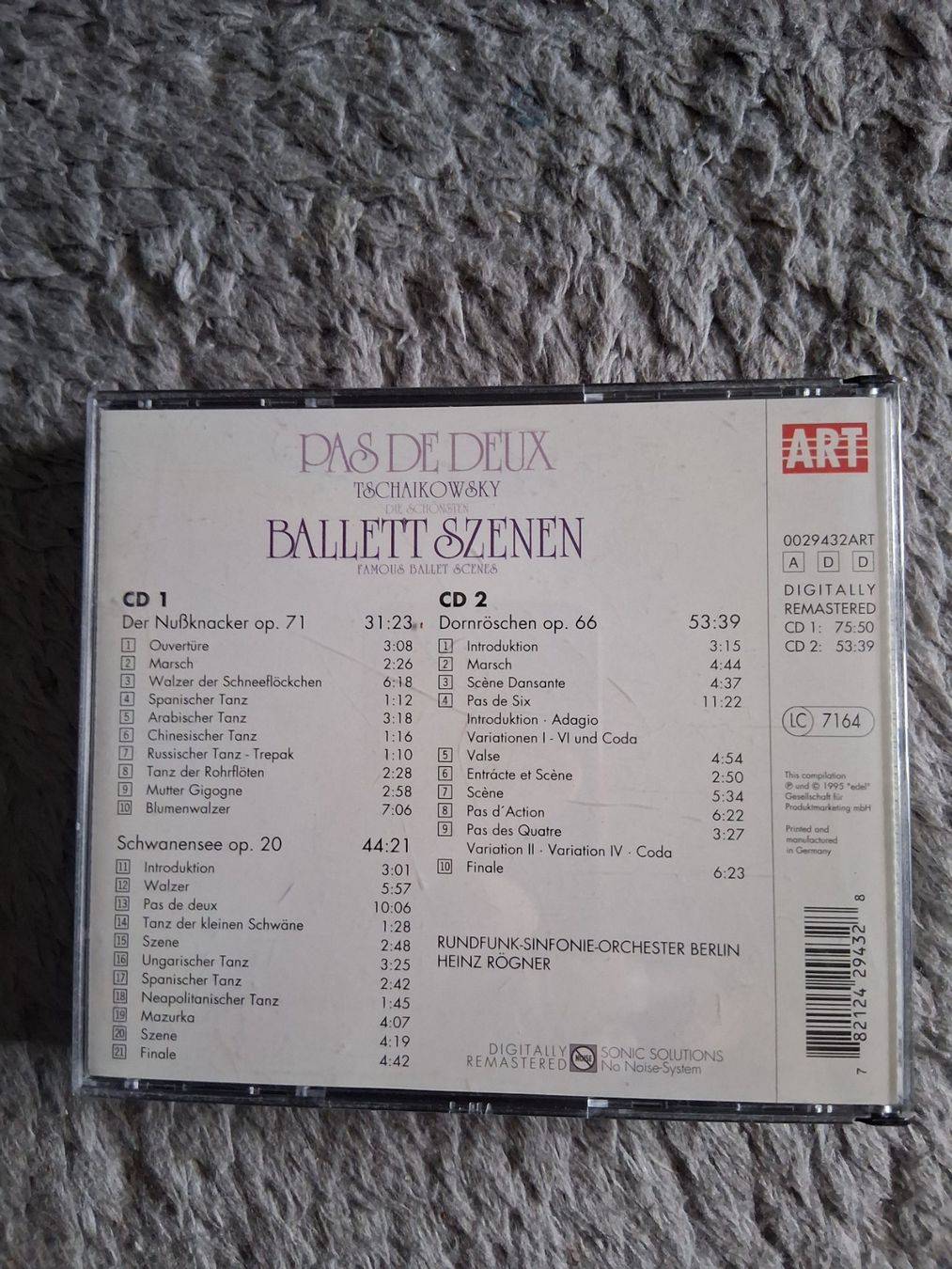 CDs: PAS DE DEUX   TSCHAIKOWSKY   BALLETTSZENEN    CD – Gebraucht aus Wetzikon ZH von Ramones01 1