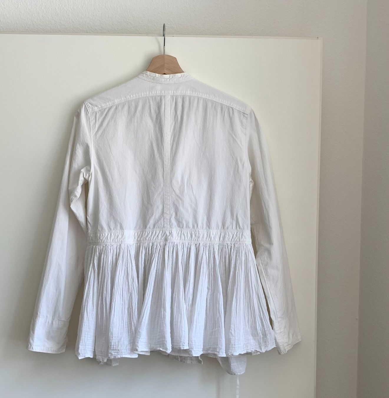 Vestes: Pas de Calais 'Asayo' white cotton and hemp jacket | 36 – D'occasion à Basel par gladghost 4