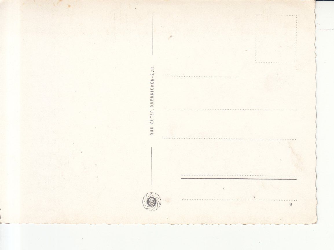 Cartoline postali: Samnaun ca. 1950 – Usato da Bürglen TG venduto da StampGraf 1