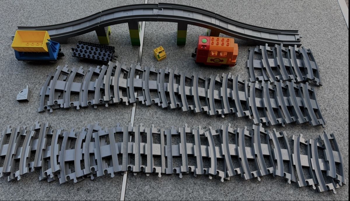 Lego Giocattoli: Lego Duplo Schienen Set – Usato da Deitingen venduto da Himhip