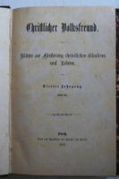 Christlicher Volksfreund, 1878, Antikes Buch, Rarität!