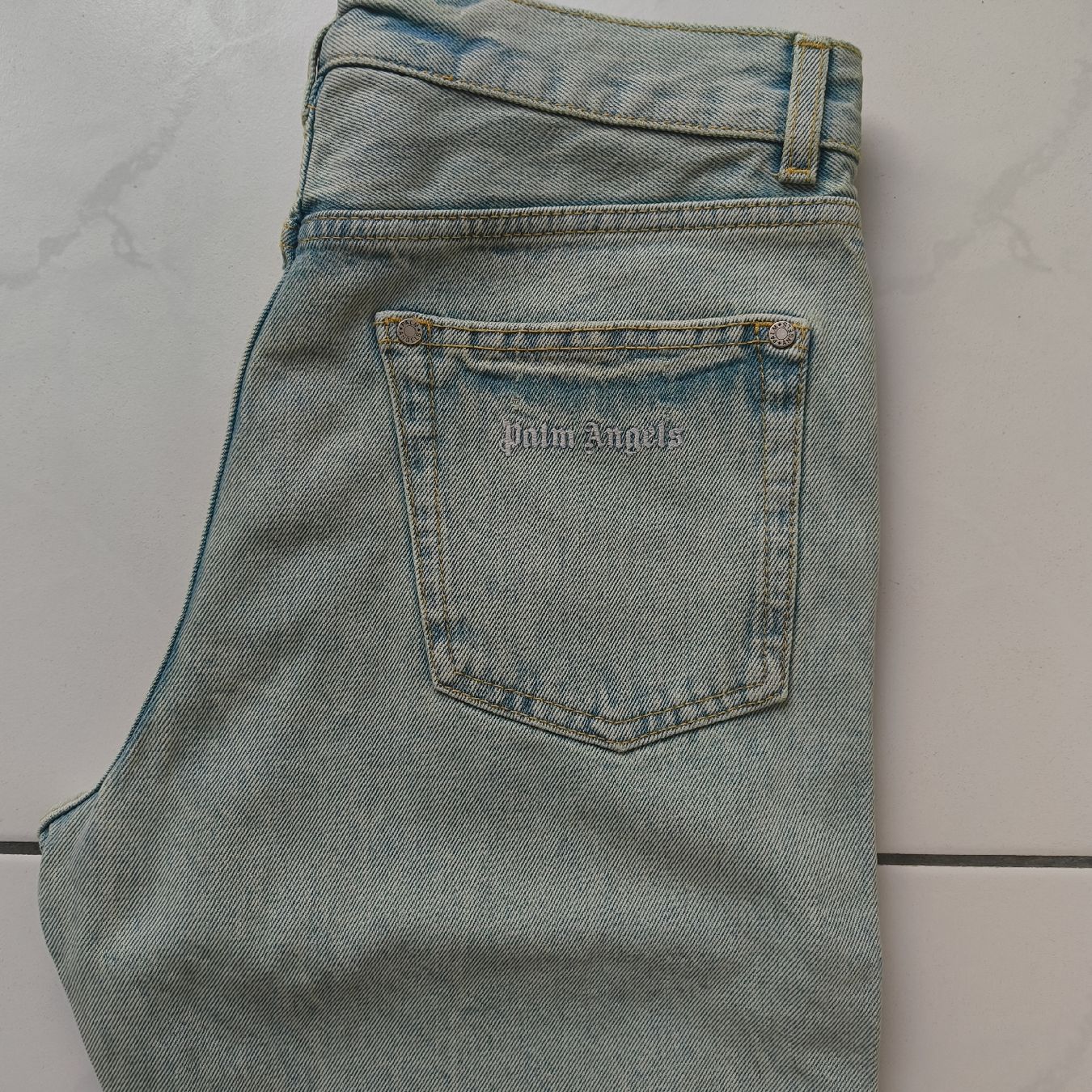 Palm Angels Jeans: Palm Angels Jeans, hellblau, Grösse 30 – Nuovo e nell'imballaggio originale da Uitikon Waldegg venduto da PJLS1