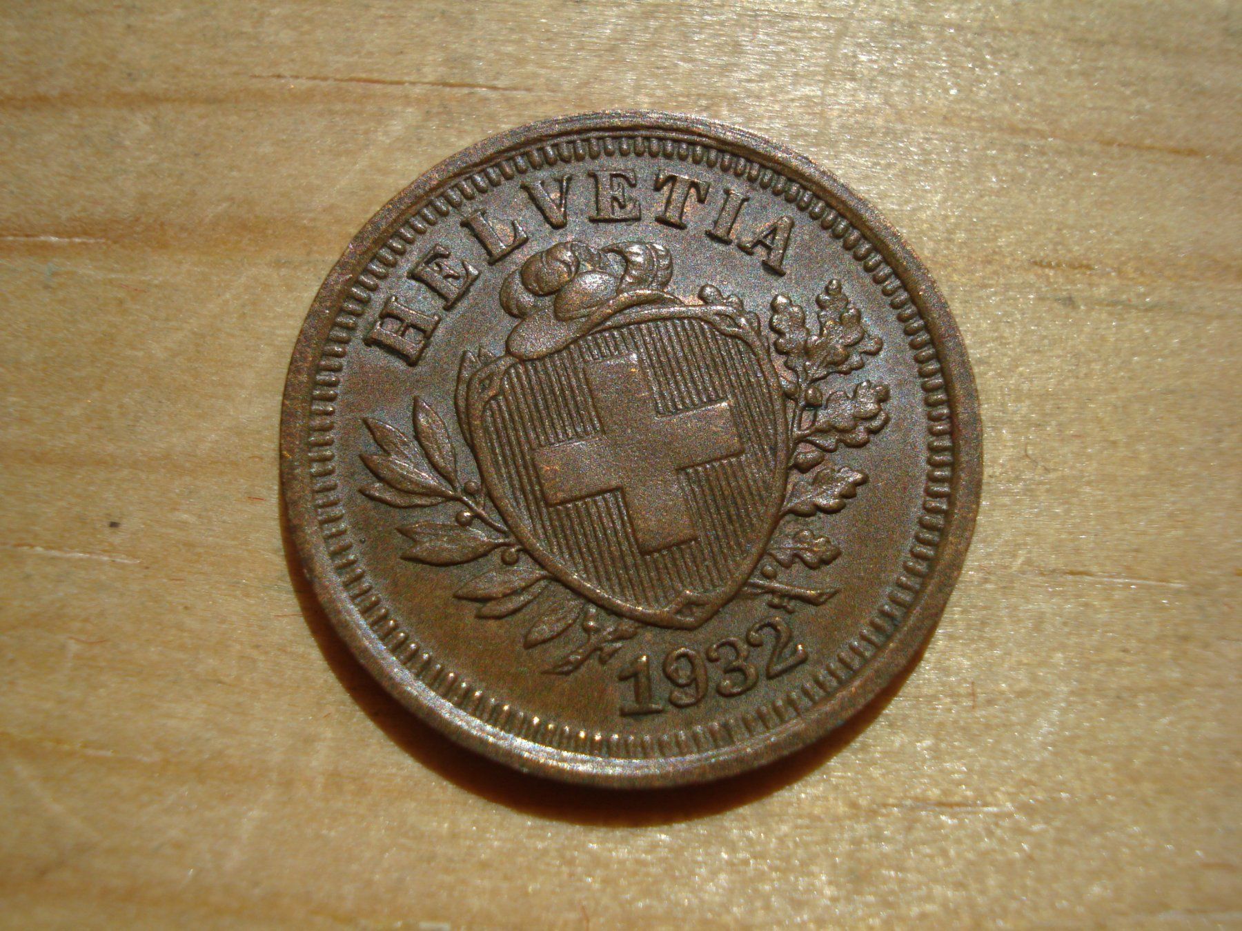 Tutti le monete: (N2) 1 Rappen 1932 – Usato da Erlach venduto da Net-Coins