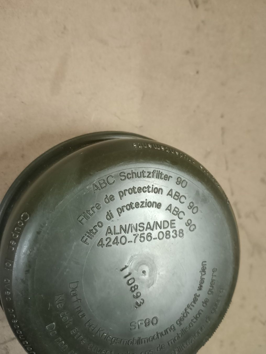 Schweizer Armee Uniformi: Filter zu Schutzmaske 90 Schweizer Armee – Nuovo (secondo la descrizione) da Safenwil venduto da dodgewc12 1