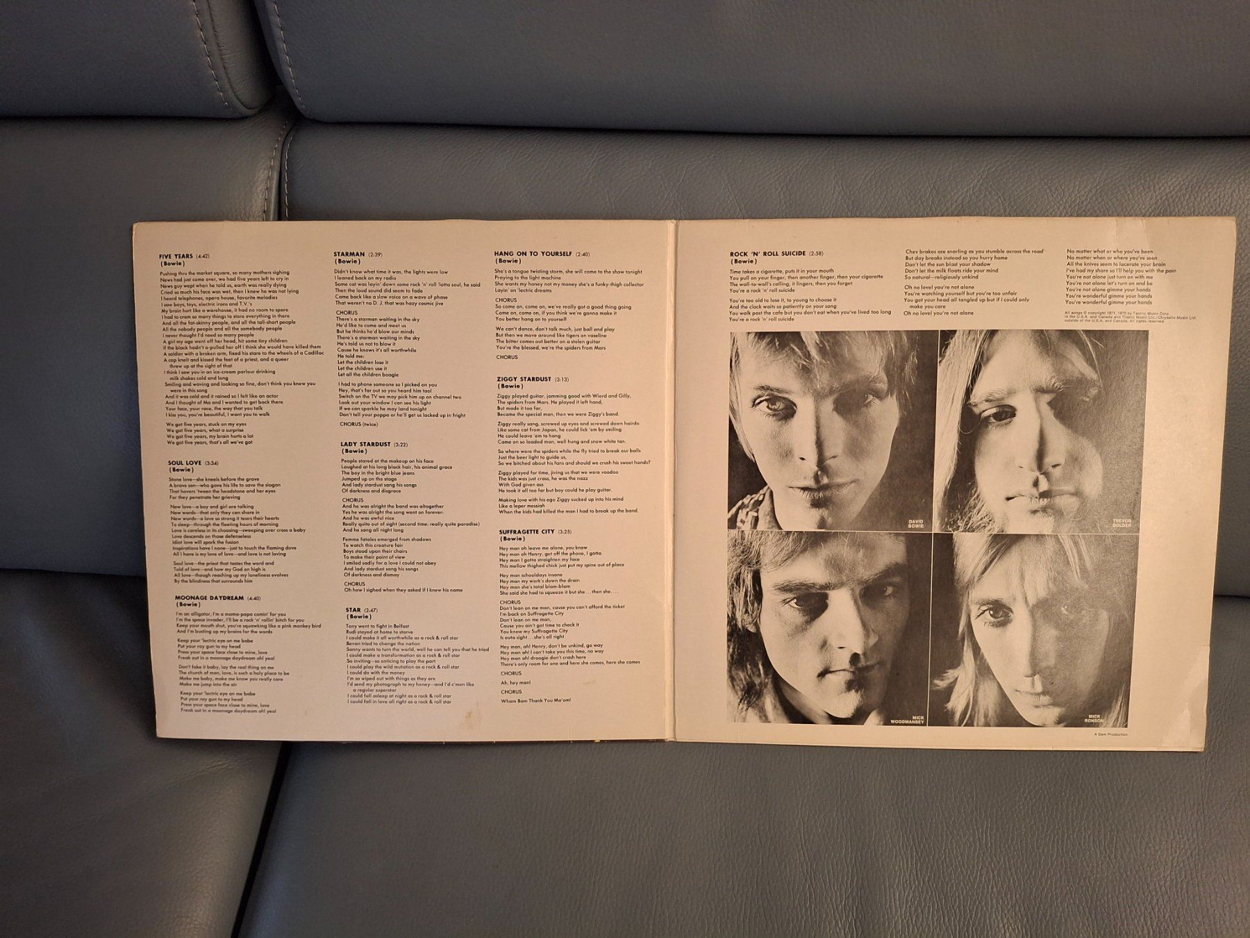 David Bowie - The Rise and Fall of Ziggy Stardust LP Vinyl (Gebraucht ...