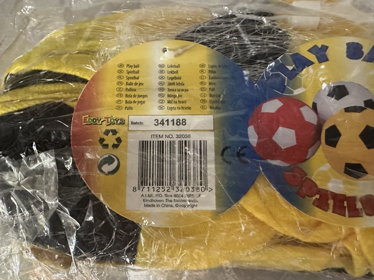 Porte da calcio e da hockey: Stoff Spielball Neu 2 stk. – Nuovo e nell'imballaggio originale da Sevelen venduto da Stopglobal. 3