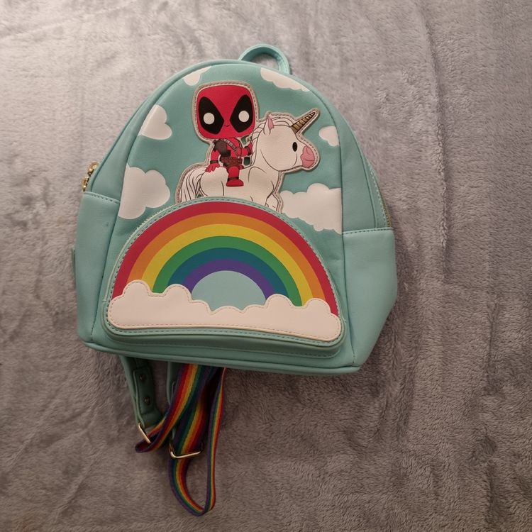 Deadpool Rucksack Einhorn Marvel Loungefly neuwertig (Gebraucht) in ...