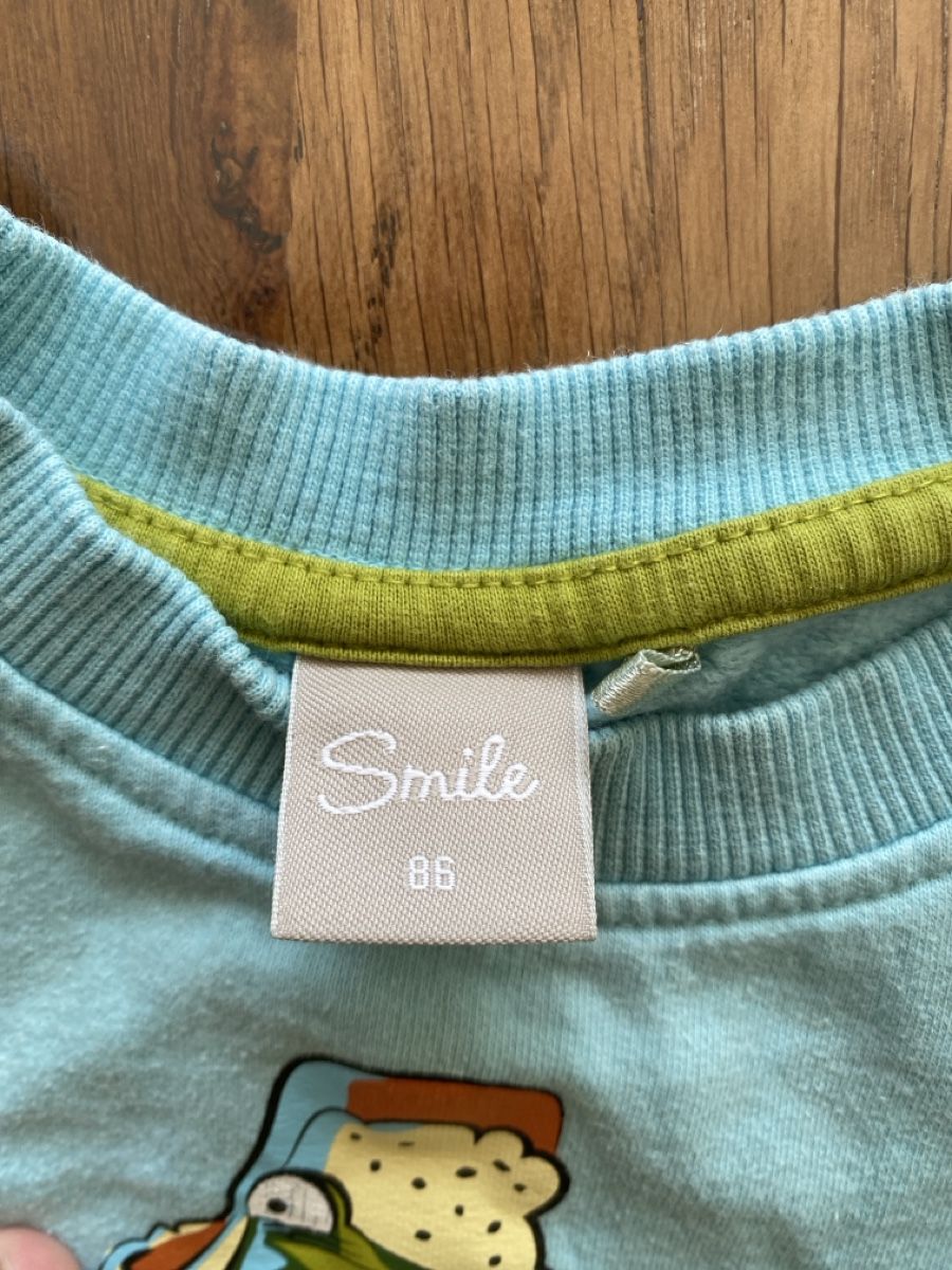 Maglioni & Felpe: Pullover Smile hellblau Baumwolle Grösse 86 gebraucht – Usato da Welschenrohr venduto da all_5gs8 3