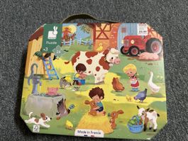 Janod Bauernhof Puzzle 24 Teile neu