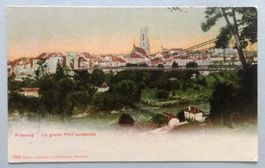 Fribourg - Le grand Pont suspendu