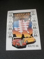 Blechschild America's Highway / Route 66