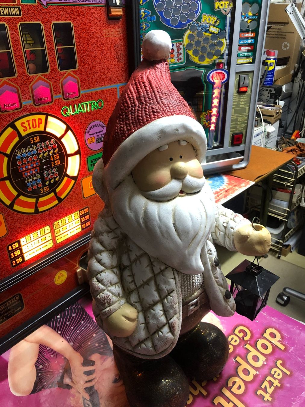 Figuren: grosse schöne Weihnachtsdeko, Samichlaus mit Laterne – Gebraucht aus Zürich von Tivoli2 1